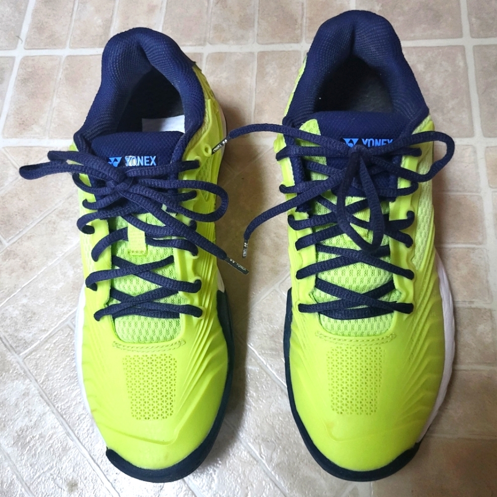 Yonex Neon Yellow and Navy Athletic Shoes